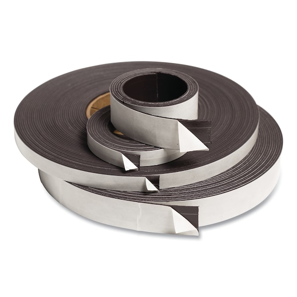 U Brands Magnetic Adhesive Tape Roll, 0.5" x 7 ft, Black - 5153U00-36