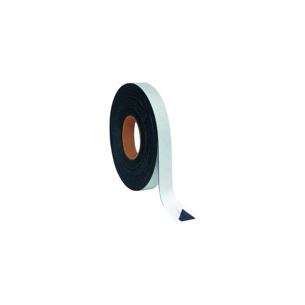 Bi-Silque MasterVision Magnetic Adhesive Tape Roll 1"x 50 ft. Black - FM2021