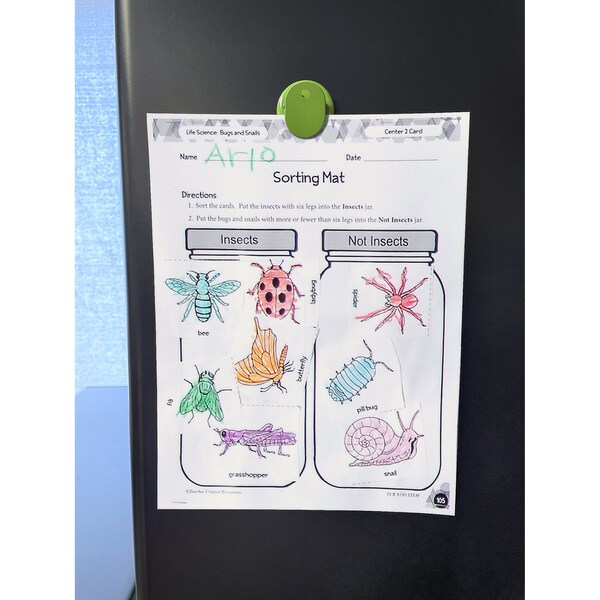 Teacher Created Resources Colorful Magnetic Clips, 4-Piece Set, 4PK - TCR20121