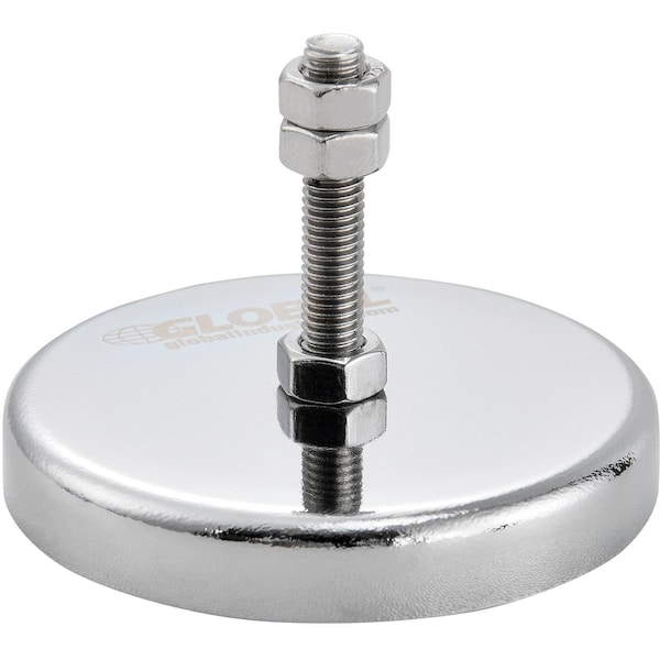 Global Industrial Ceramic Mount-It Magnet w/ Attached Screw & Nuts, 35 Lbs. Pull, 6PK - 320760