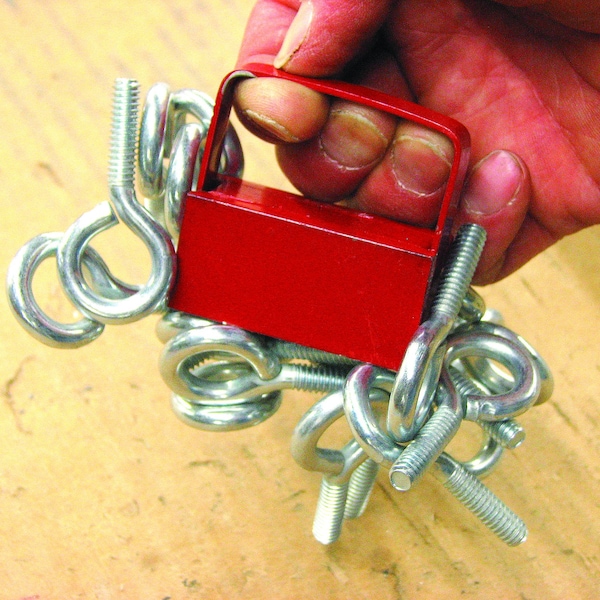 Master Magnetics Magnet Source 2 in. L X .75 in. W Red Handle Magnet 50 lb. pull 1 pc - 07213