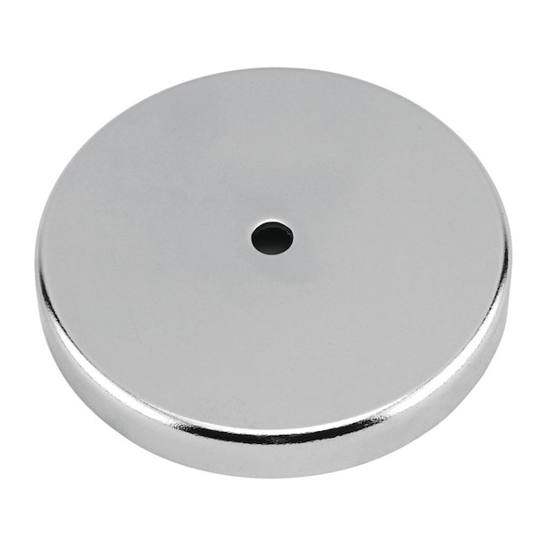 Master Magnetics Magnet Source .283 in. L X 1.42 in. W Silver Round Base Magnet 16 lb. pull 1 pc - 07216