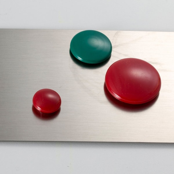 Oic Magnets, F/ Metal Presentation Board/File Cabinets, 30/PK, Ast. PK - OIC92500