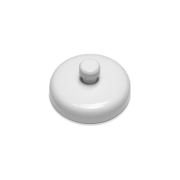 Master Magnetics Master Magnetics Ceramic Magnetic Base MHHWP14BX with Knob 14 Lbs. Pull White Enamel Paint - Pkg Qty 25 - MHHWP14BX