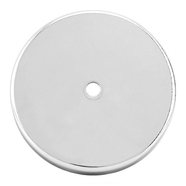 Master Magnetics Magnet Source .18 in. L X 1.21 in. W Silver Round Base Magnet 10 lb. pull 2 pc - 07515