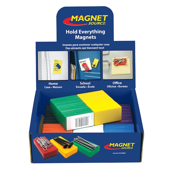 Master Magnetics Magnet Source 2 in. L X 1 in. W Assorted Magnetic Posting Magnets 3 lb. pull 1 pc - 07378X56DSP
