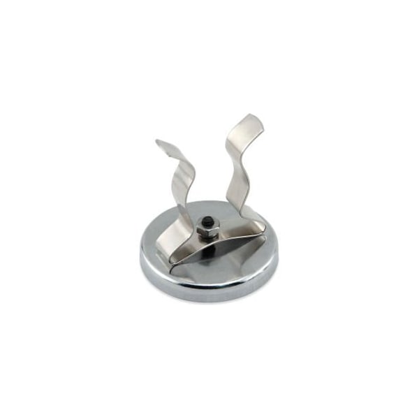 Master Magnetics Master Magnetics Ceramic Clip-It Magnet RB50NPC with Attached Black Clip 35 Lbs. Pull Chrome Plating - RB50NPC