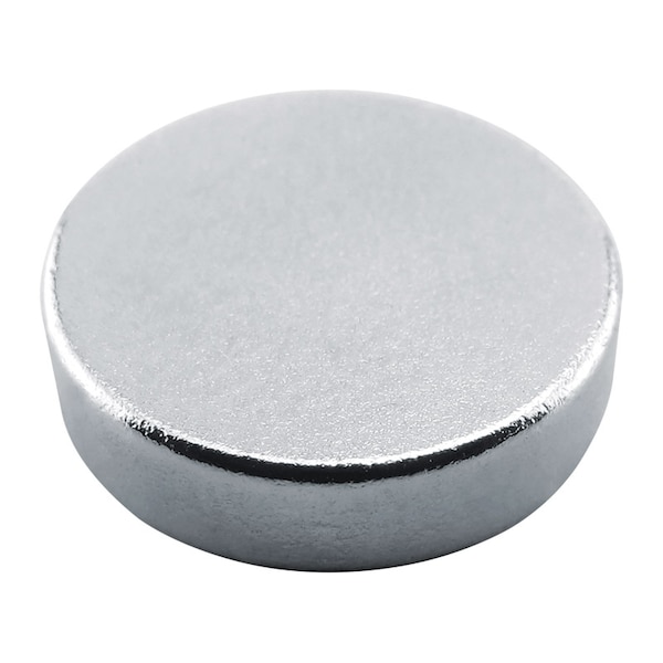 Master Magnetics Magnet Source .118 in. L X .472 in. W Silver Super Disc Magnets 4.3 lb. pull 6 pc - 07046