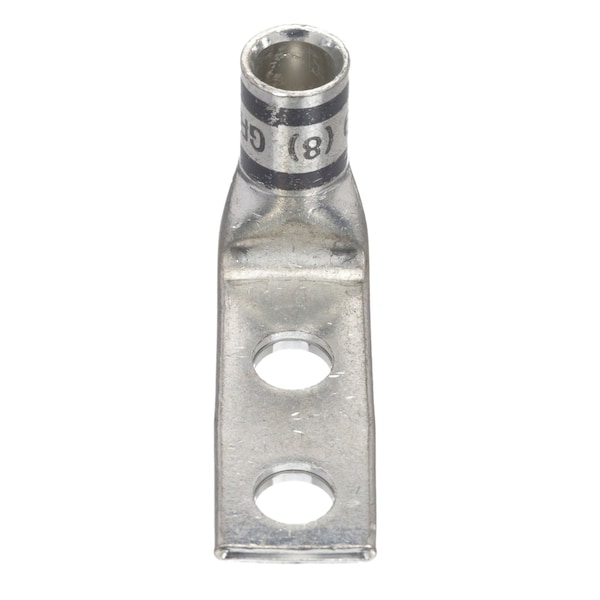 Terminal de compresión de cobre Panduit, 2 orificios, calibre #4, F - LCDX4-14AF-L