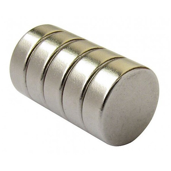 Eclipse Magnetics Neo disc magnet 0.500 D x.375 in., 5PK - N125