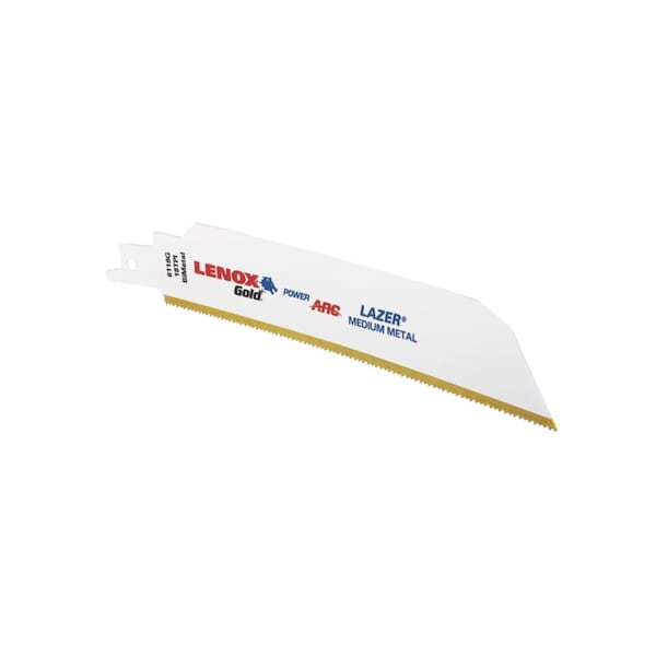 Irwin Reciprocating Saw Blades, 6118GR, Gold Bi-Metal - 210956118GR