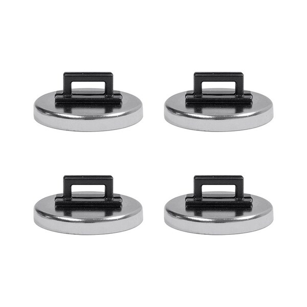 Mag-Mate Rare Earth Cup Mgnet w/Blk Zip Tie, PK4 - MX1000RZIP1PK04
