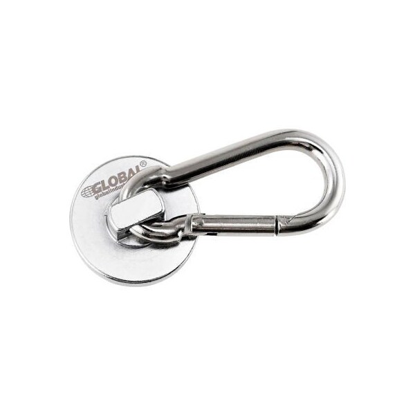 Dailymag Magnetic Tech - Ningbo Global Industrial Neodymium Magnetic Carabiner Hook 45 Lbs. Pull 6/Pack - 320754