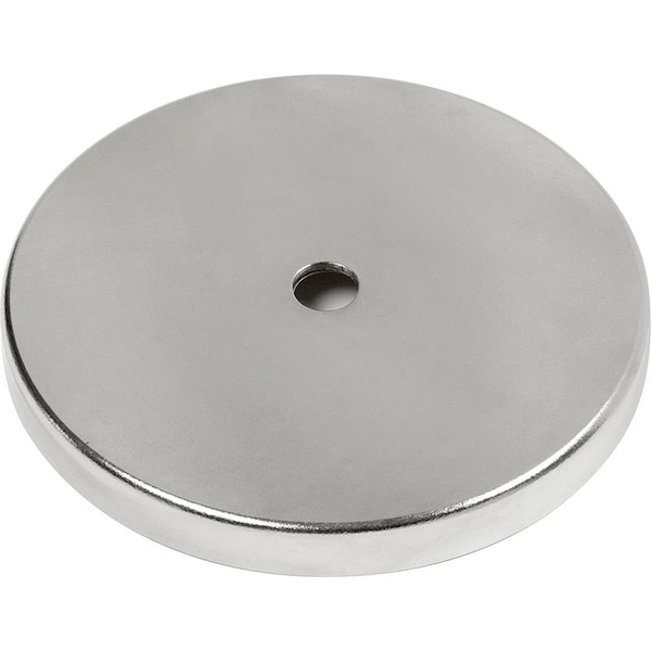 Mag-Mate Plated Cup Magnet, Rare Earth 1.41" dia,  - MX1500R