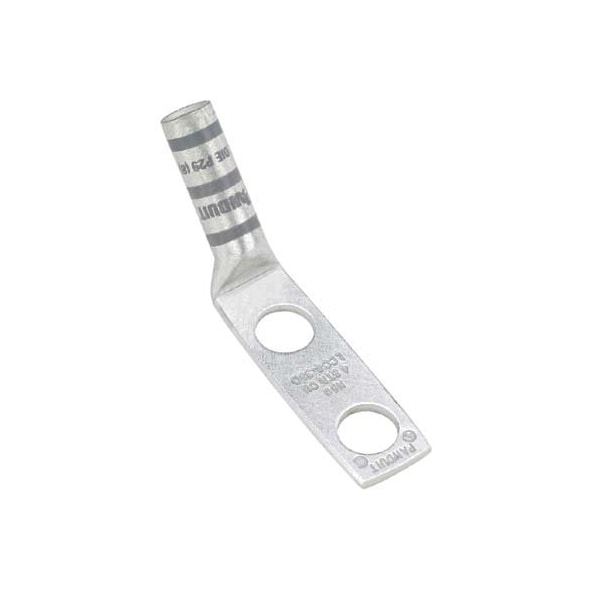 Panduit Copper Compression Lug, 2 orificios, #2 AWG, 1/4 (6.4mm) Stud, LCC2-14AH-Q - LCC2-14AH-Q