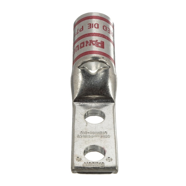 Panduit Terminal de Compresión de Cobre, 2 Agujeros, 350 kcmi - LCDN350-38D-X