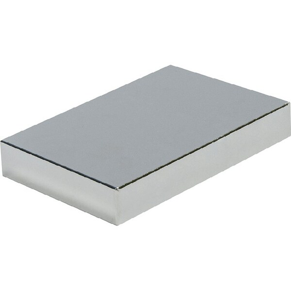 Mag-Mate Nickel Plated Rare Earth Magnet 0.25"Th - NE255075NP35
