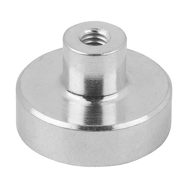 Kipp Magnet, samarium-cobalt, shallow pot, dia. 8 mm, M3 internal thread - K0550.12