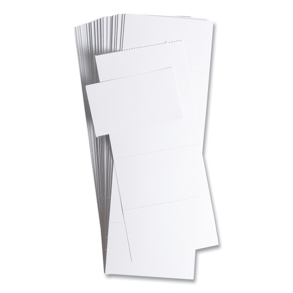 U Brands Data Card Replacement, 3 x 1.75, White, PK500 - 5167U06-48