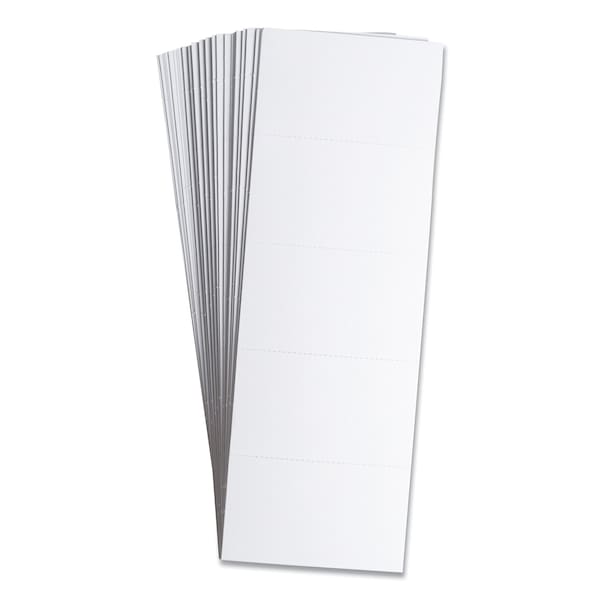 U Brands Data Card Replacement, 3 x 1.75, White, PK500 - 5167U06-48