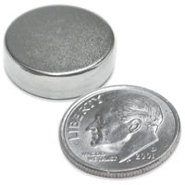 Magnet Source 0 Super Magnet Disc, Neodymium, 0709 in Dia, 0118 in H - 7047