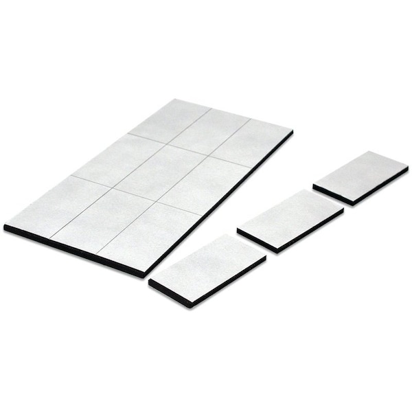 Magnet Source 0 Magnet Disc and Tape Strip, FerriteRubber Polymer, 3 in L, 2 in W, 006 in H - 7010