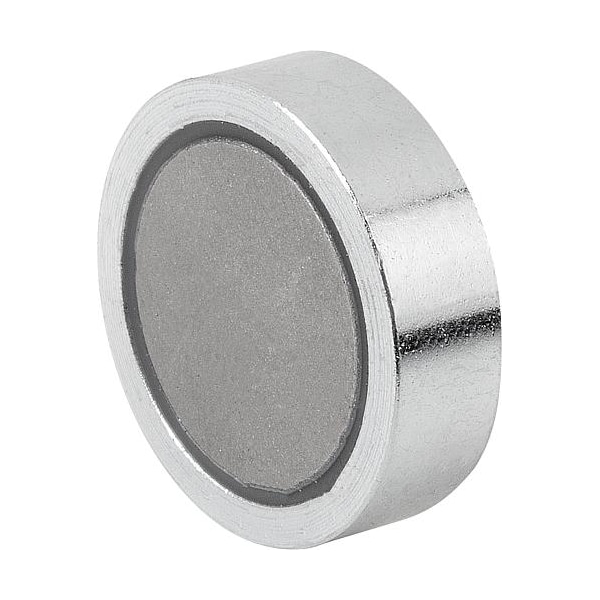 Kipp Magnet, samarium-cobalt, shallow pot, dia. 32 mm, not threaded - K0550.08