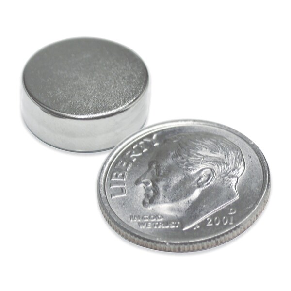 Master Magnetics Magnet Source .118 in. L X .315 in. W Silver Super Disc Magnets 2.9 lb. pull 10 pc - 07045