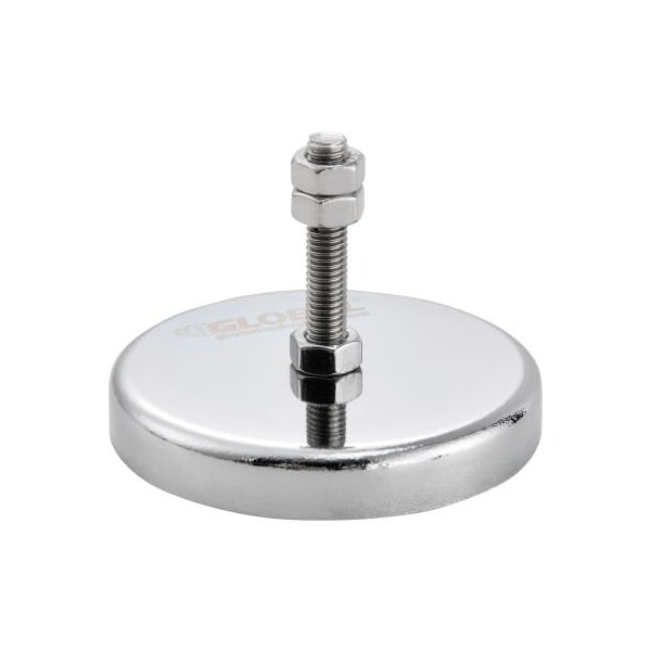 Dailymag Magnetic Tech - Ningbo Global Industrial Ceramic Mount-It Magnet w/ Attached Screw & Nuts 35 Lbs. Pull 6/Pack - 320760