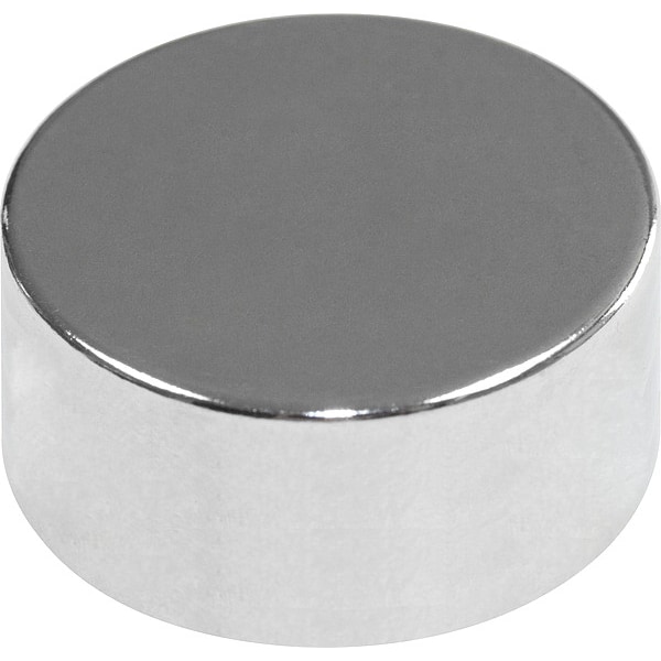 Mag-Mate Disc Magnet, 50 lb., Nickel Plating - NEO-940X500