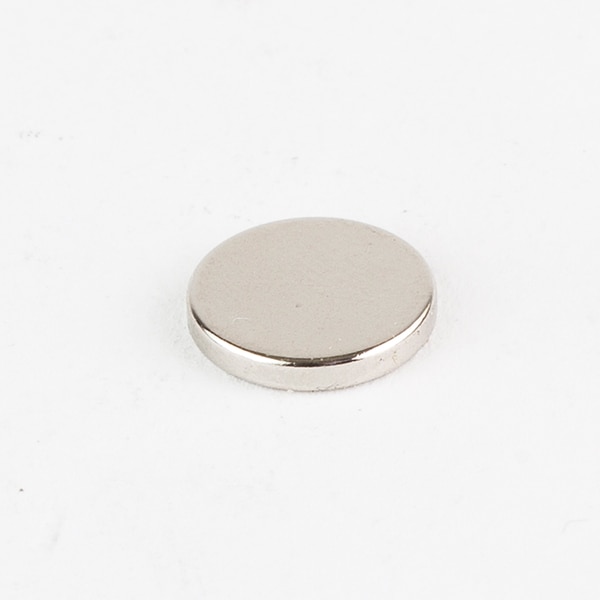 Bunting N52 Neodymium Disc Magnets, 0.375" D, 2.6 lb Pull, Rare Earth Magnets - N52P375060VHBN