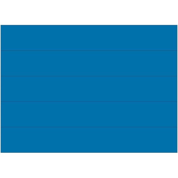 Mastervision Dry-Erase Strips, Magnetic, 7/8"x6", 25/PK, Blue 20PK - BVCFM2501