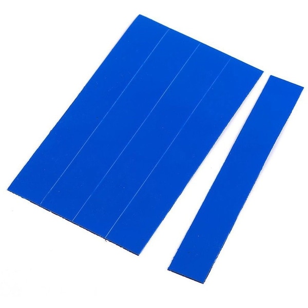 Mastervision Dry-Erase Strips, Magnetic, 7/8"x6", 25/PK, Blue 20PK - BVCFM2501