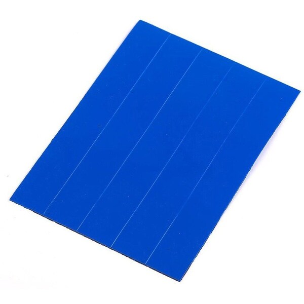 Mastervision Dry-Erase Strips, Magnetic, 7/8"x6", 25/PK, Blue 20PK - BVCFM2501