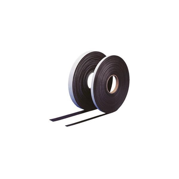 Aigner Index Self Adhesive Magnetic Strip, 100 ft x 2 H Roll, Black - SA200