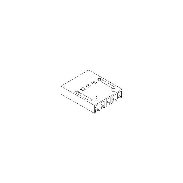 Conector de placa Molex, 13 contactos, 1 fila, hembra, espaciado de 0.1 pulgadas, terminal de engarce, bloqueo, negro - 901230113