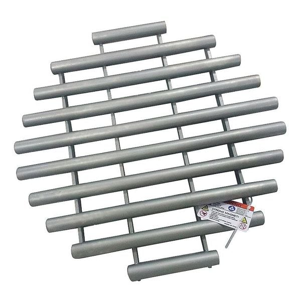 Zoro Select Magnetic Grate, Round, Rare Earth, 20in dia - 34TA43