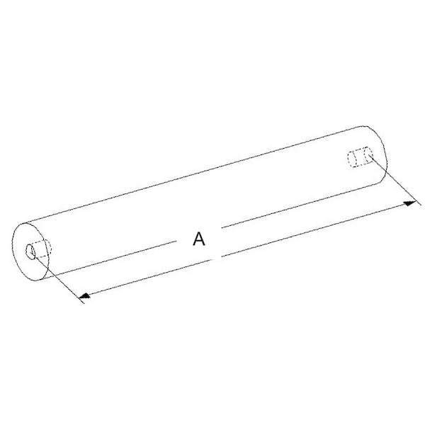 Mpi 1" x 24"  316 SS Rare Earth Tube - MT-124-REN