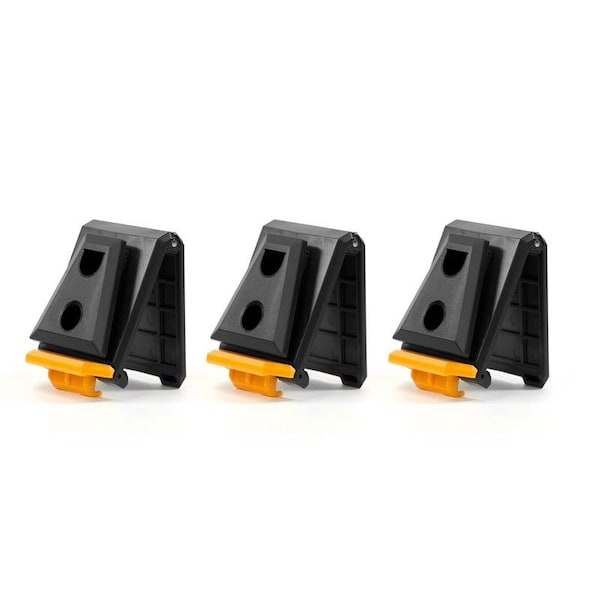 Toughbuilt ToughBuilt 7.3 in. W X 6.2 in. H X 1.00 in. D Bracket Set Plastic Black/Yellow - TB-CT-150-2BES