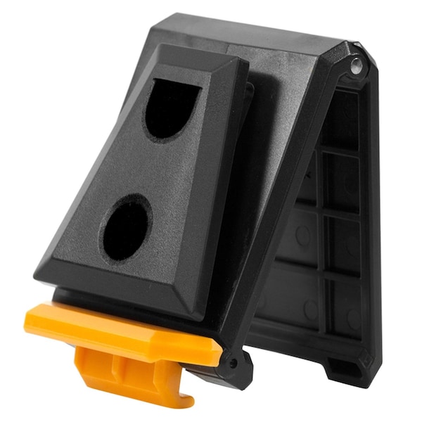 Toughbuilt ToughBuilt 7.3 in. W X 6.2 in. H X 1.00 in. D Bracket Set Plastic Black/Yellow - TB-CT-150-2BES