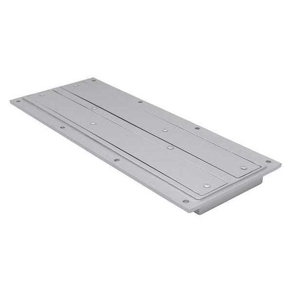 Zoro Select Plate Magnet, 18-1/2 x7-1/4 In, Ceramic, SS - 10E729