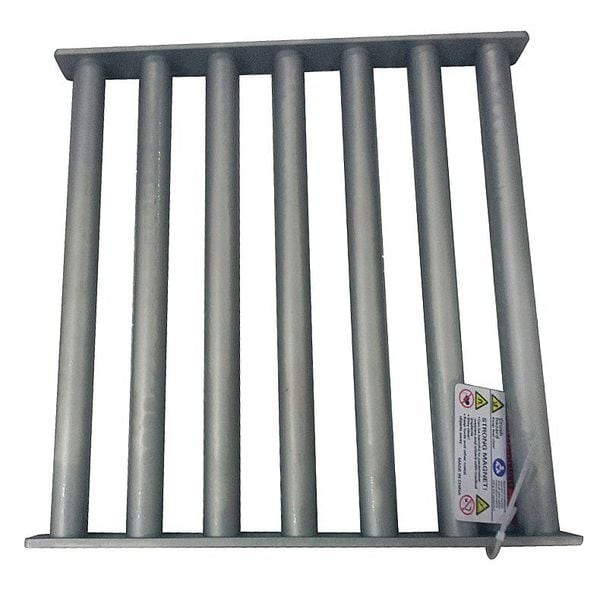 Zoro Select MagntcGrate, Rectnglr, Ceramic, 14inLx14inW - 34TA08