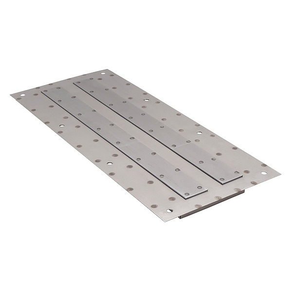 Zoro Select Plate Magnet, 18-1/2 x5 x1-1/4 In, Ceramic - 10E730
