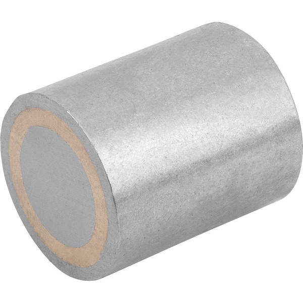 Kipp Magnet Deep Pot Magnet, Round H=20, D=16, Alnico, Comp:Steel - K0545.05