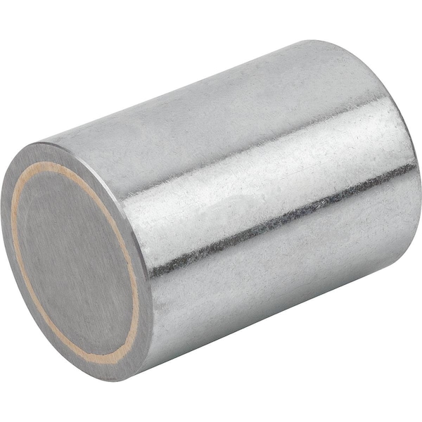 Kipp Magnet Deep Pot Magnet, Round, D=16, Alnico, Comp:Steel - K0546.05
