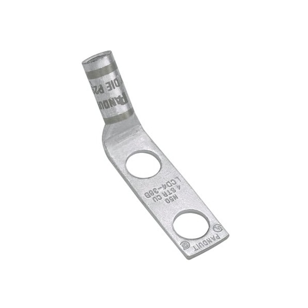 Panduit Terminal de Compresión de Cobre, 2 Orificios, 4/0 AWG, - LCD4/0-38DH-X