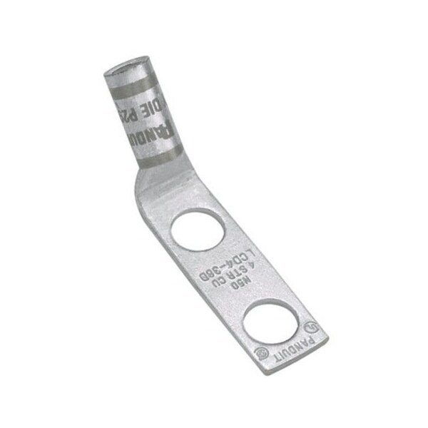 Panduit Terminal de Compresión de Cobre, 2 Orificios, 4/0 AWG, - LCD4/0-38DH-X