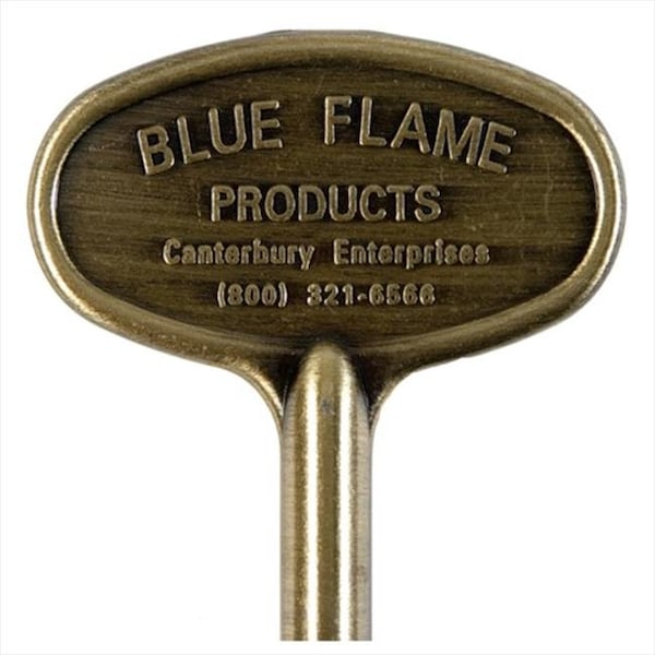 Canterbury  Enterprises Llc Blue Flame NKY.8.04 8 in. Universal Key Antique Brass - NKY.8.04