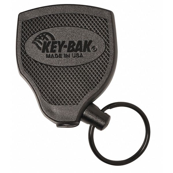 Zoro Select Key Reel, Black, Kevlar Cord, Matte Black - 0S48-803
