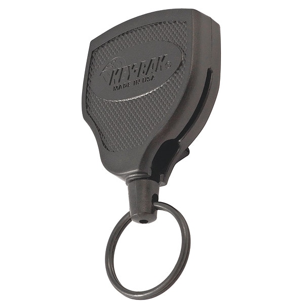 Zoro Select Key Reel, Black, Kevlar Cord, Matte Black - 0S48-803